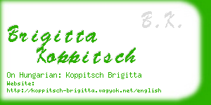 brigitta koppitsch business card